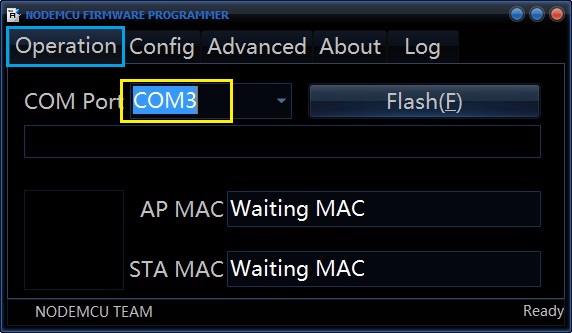 NodeMCU Firmware programmer