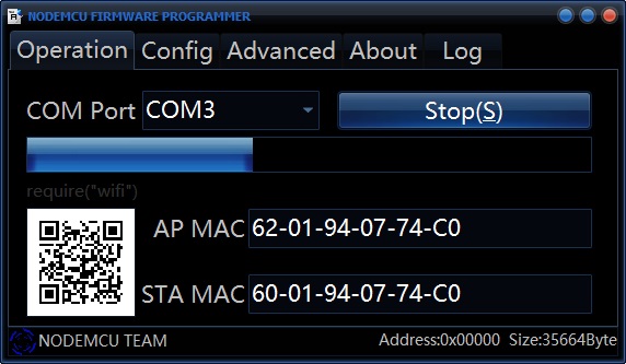 NodeMCU Firmware programmer