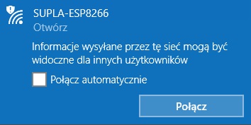 Identyfikacja Supla w WiFI