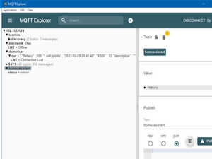 mqtt explore home assistant